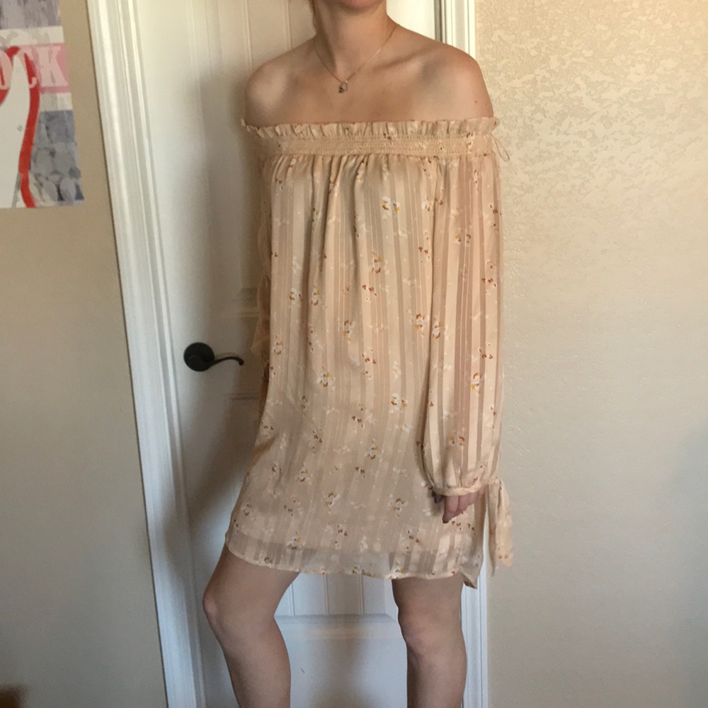 Floral Off-Shoulder Dress